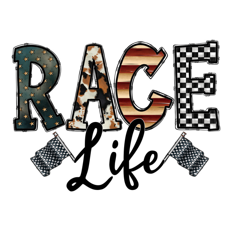 Race Life Premium Tee by CowhideDigitalArt | Teevron