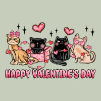 Happy Valentines Day Cats Long Sleeve Tee | Teevron
