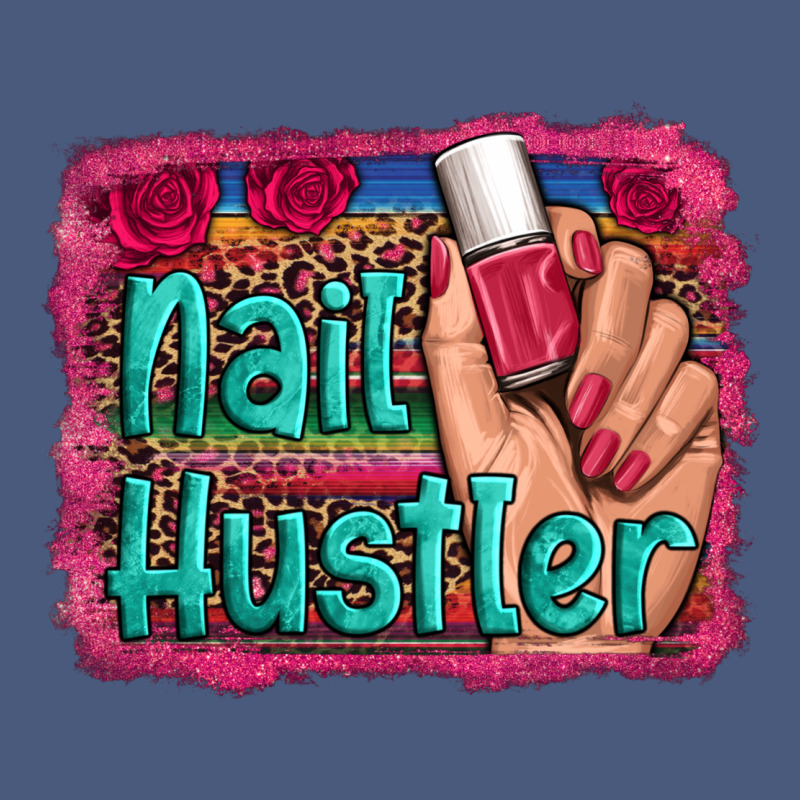 Nail Hustler Serape Leopard Background Vintage Hoodie by Artiststas | Teevron