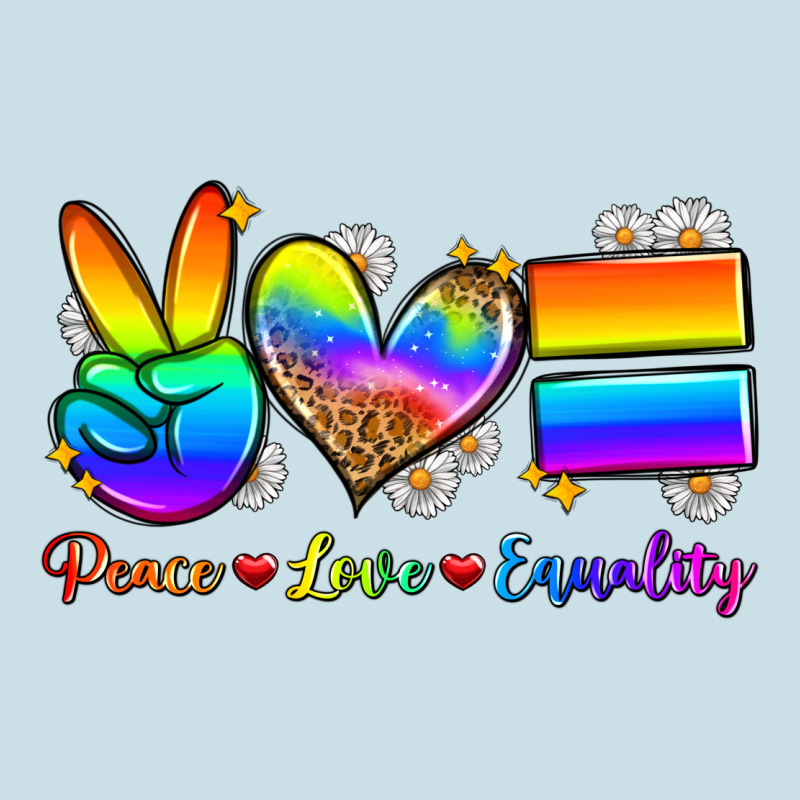 Peace Love Equality Ladies Tee by Zillion Design Studio | Teevron