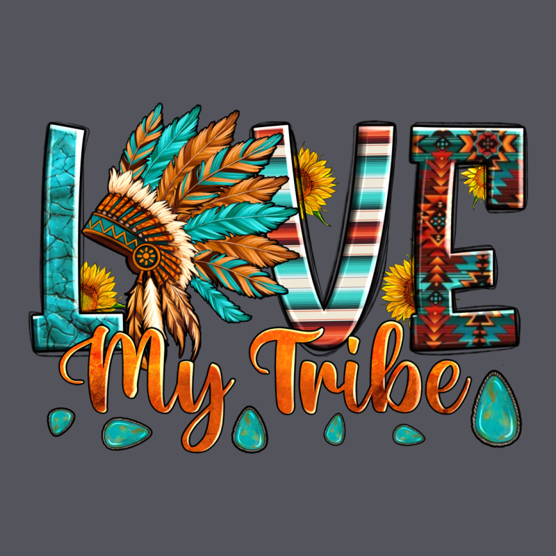 Love My Tribe Native American Indian Headdress Vintage Hoodie by Artiststas | Teevron