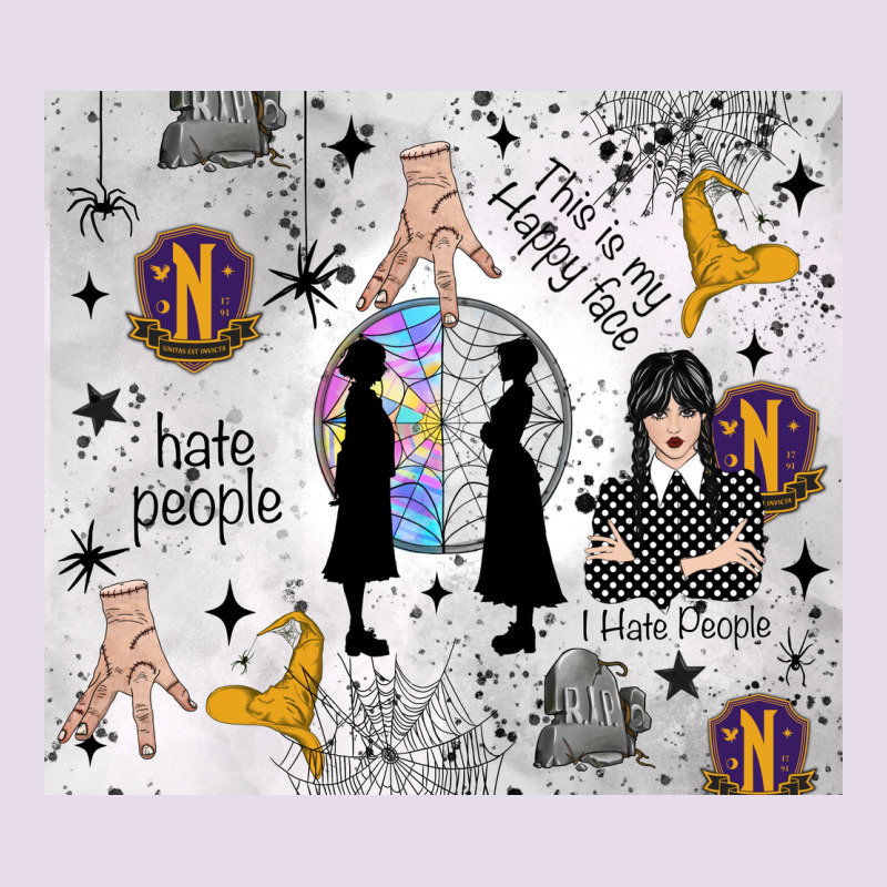 Gothic Girl And Colorful Girl Premium Hoodie by TumblerDesignByShophia | Teevron