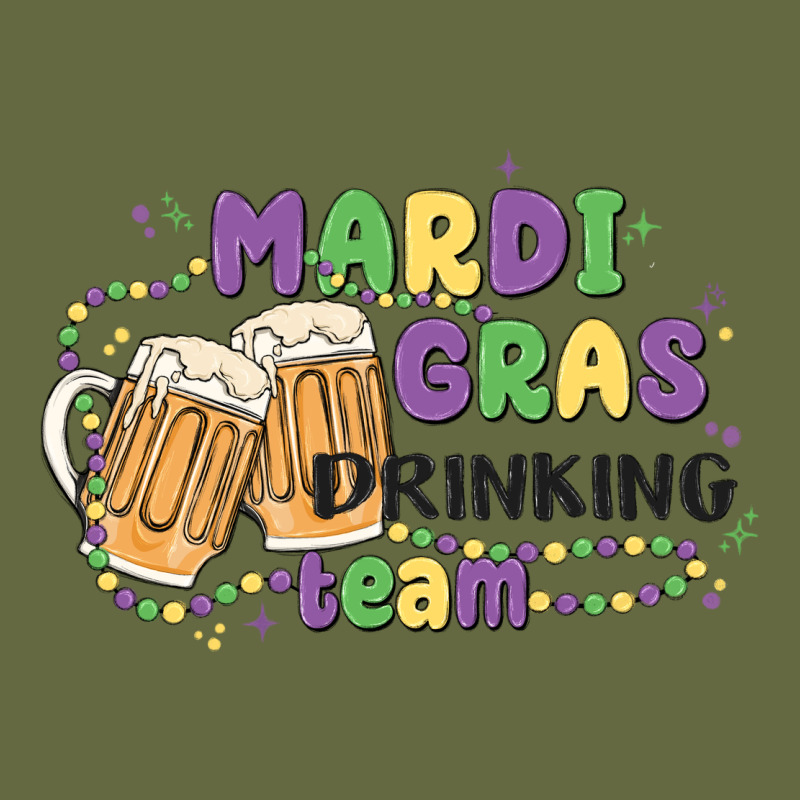 Mardi Gras Drinking Team Long Sleeve Tee by MaliasSmallBusiness | Teevron