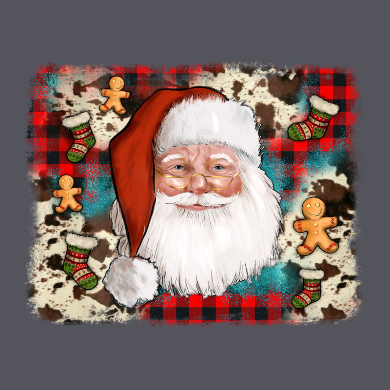 Cowhide Santa Cookie Socks Background Vintage Hoodie by AdoDesignShop | Teevron