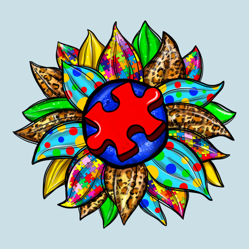 Autism Sunflower Ladies Tee by Zillion Design Studio | Teevron