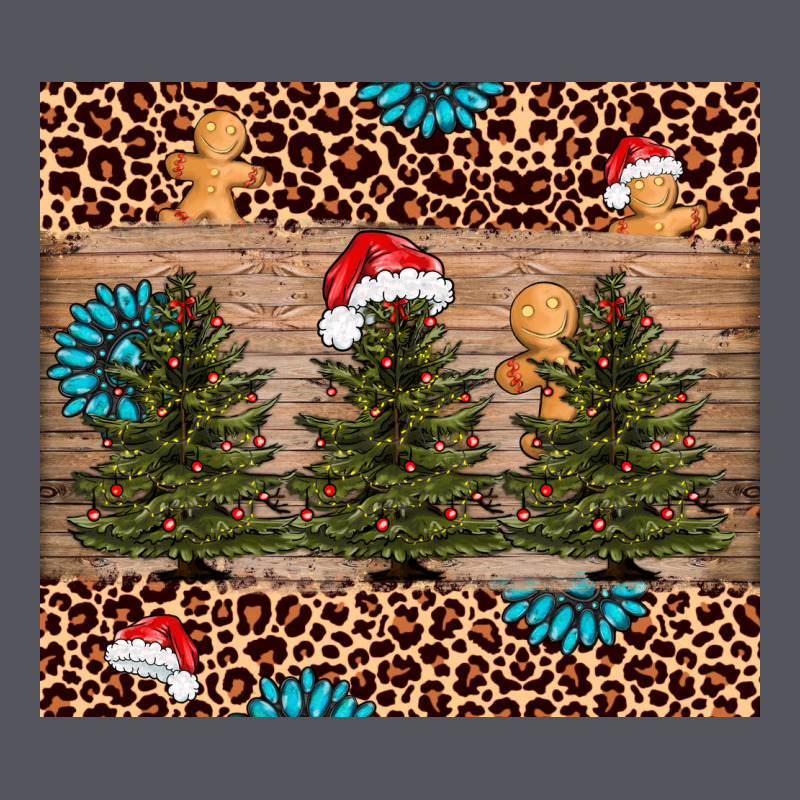 Christmas Trees Leopard Vintage Hoodie by AdoDesignShop | Teevron