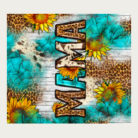 Mama Leopard Sunflower Zipper Hoodie | Teevron