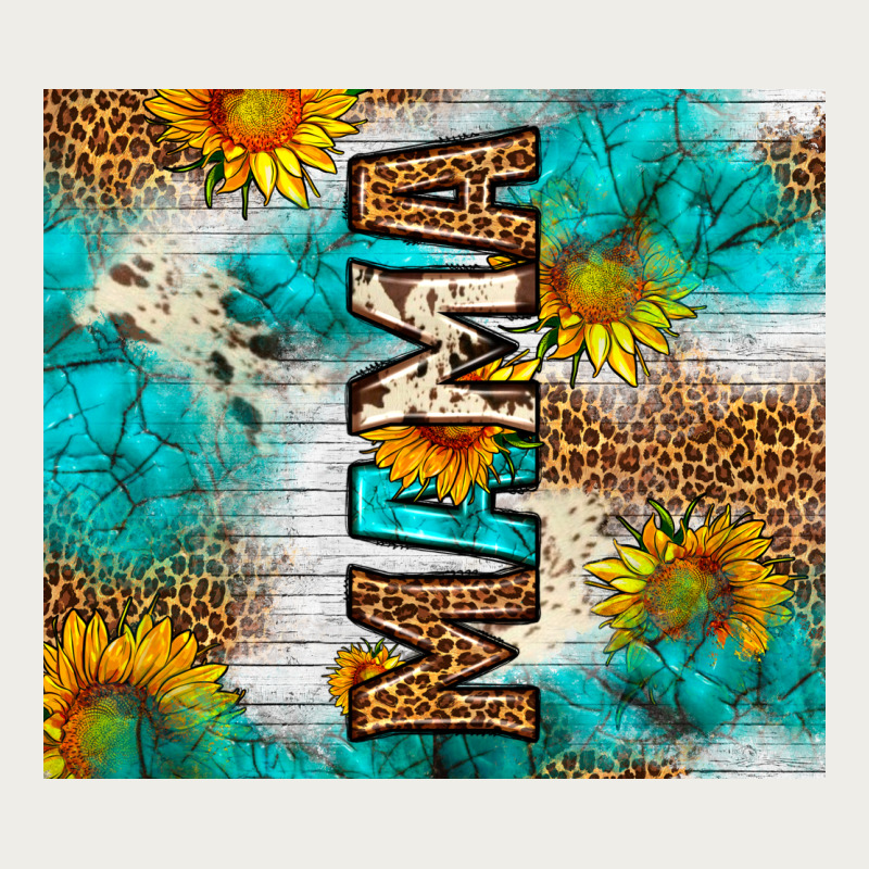 Mama Leopard Sunflower Zipper Hoodie by LillyAllenDesigns | Teevron