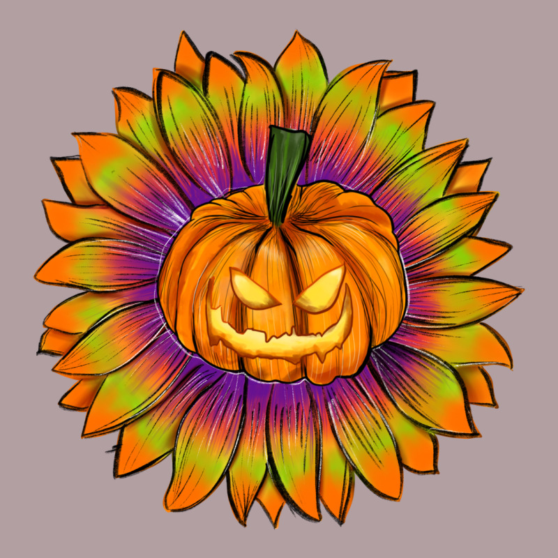 Halloween Sunflower Vintage Hoodie by RanaPortraitStore | Teevron