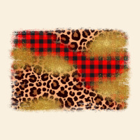 Christmas Leopard Glitter Background Vintage Hoodie | Teevron