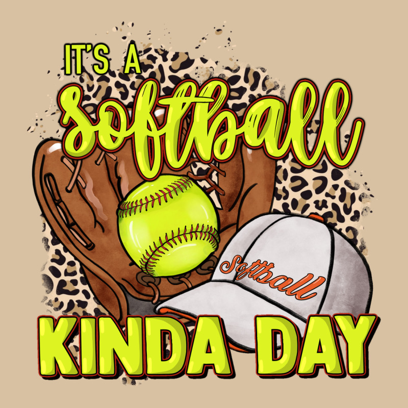 It's A Softball Kinda Day Leopard Heavyweight Hoodie by NancyCooperArtShop | Teevron