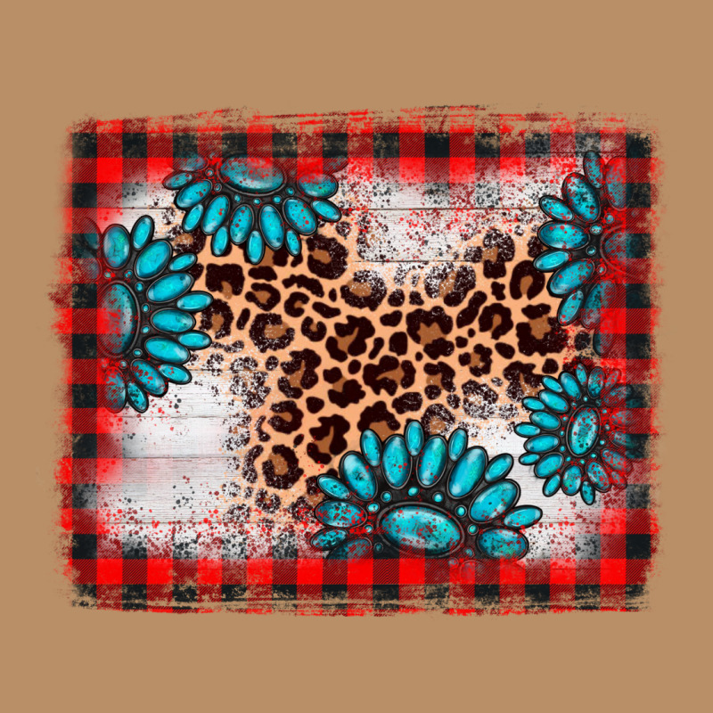 Christmas Gemstone Leopard Background Vintage Hoodie by AdoDesignShop | Teevron