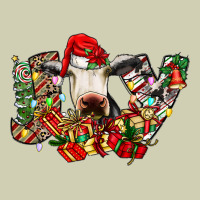 Christmas Joy Cow Heavy Core Tee | Teevron