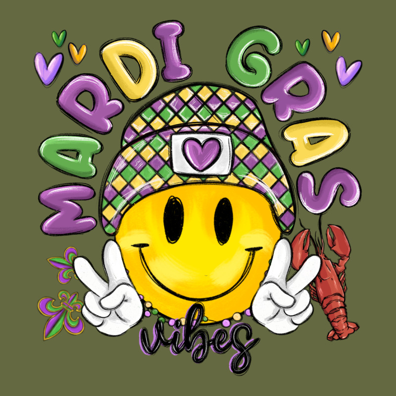 Mardi Gras Vibes Long Sleeve Tee by MaliasSmallBusiness | Teevron