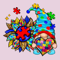 Autism Sunflower Gnome Ladies Tee | Teevron