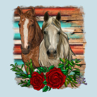 Horses With Roses Ladies Tee | Teevron