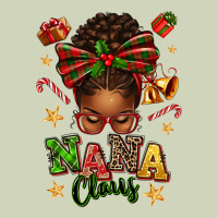 Nana Claus Afro Messy Bun Heavyweight Hoodie | Teevron