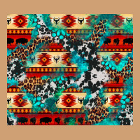 Aztec Leopard Cowhide Turquoise Vintage Tee | Teevron