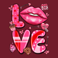 Love With Lips Zipper Hoodie | Teevron