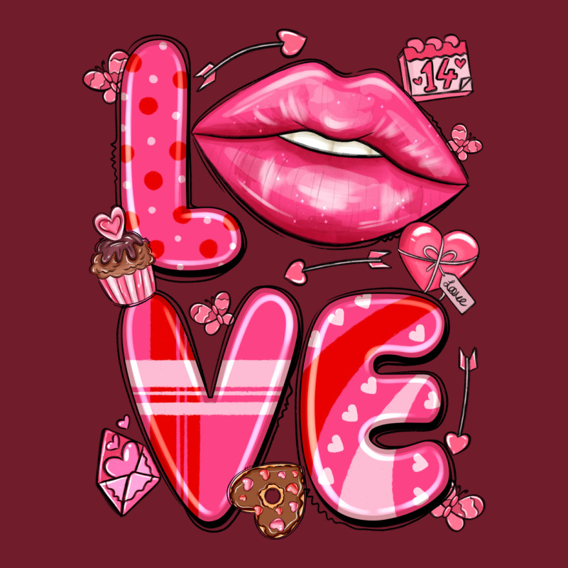 Love With Lips Zipper Hoodie by LillyAllenDesigns | Teevron