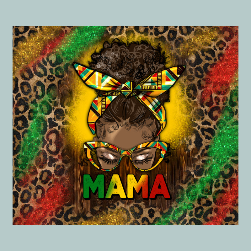 Juneteenth Afro Bun Mama Tumbler Heavy Core Tee by HRA Design Shop | Teevron
