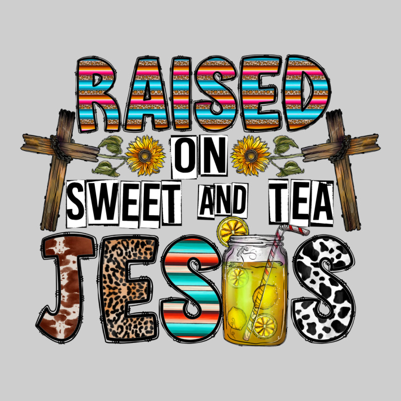 Raised On Sweet And Tea Jesus Premium Tee by CowhideDigitalArt | Teevron