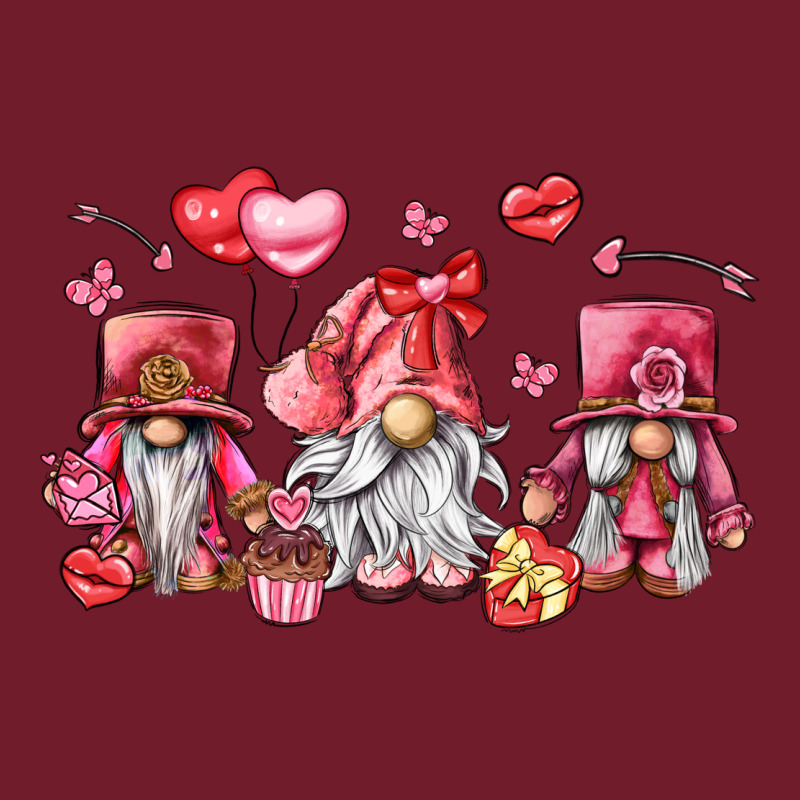 Valentine's Day Gnomes Zipper Hoodie by LillyAllenDesigns | Teevron