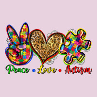 Peace Love Autism Ladies Tee | Teevron