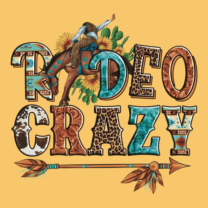 Rodeo Crazy Bucking Bronco Cowboy Vintage Hoodie by Artiststas | Teevron