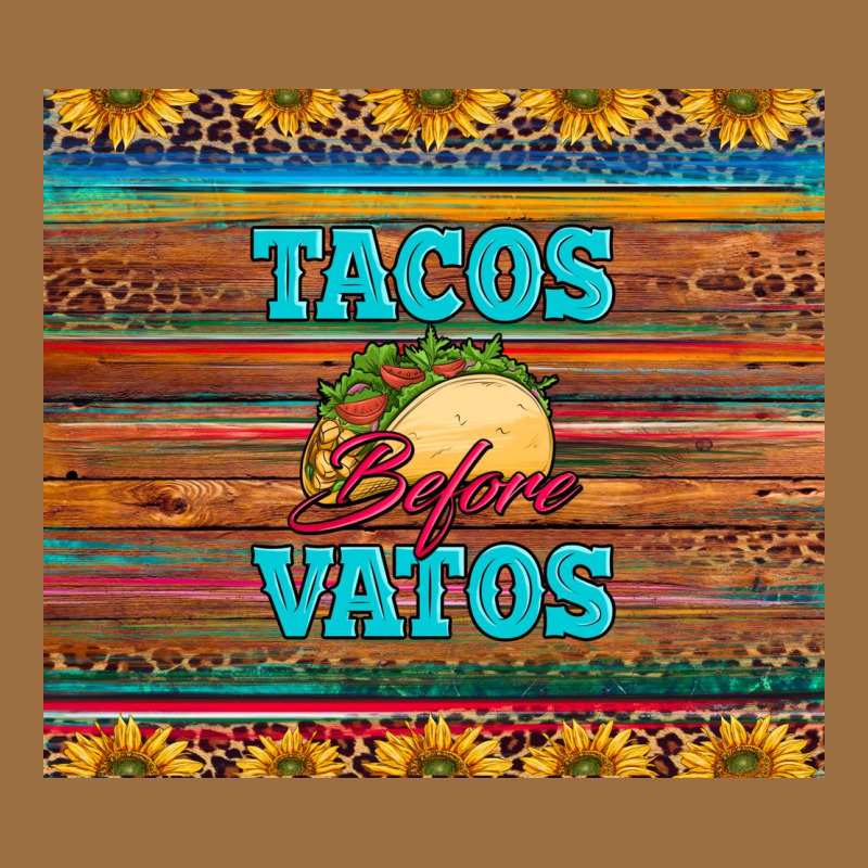 Tacos Before Vatos Vintage Tee by BarkalooDesign | Teevron