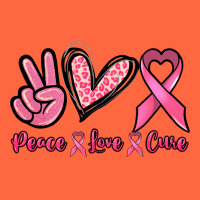 Peace Love Cure Cancer Awareness Premium Hoodie | Teevron