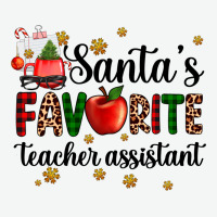 Santa's Favorite Teacher Assistant Urban Heavy Tee | Teevron