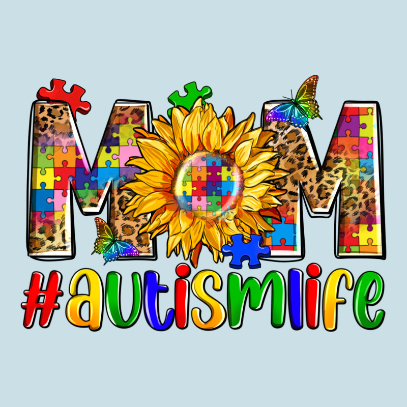 Mom #autism Life Ladies Tee by Zillion Design Studio | Teevron