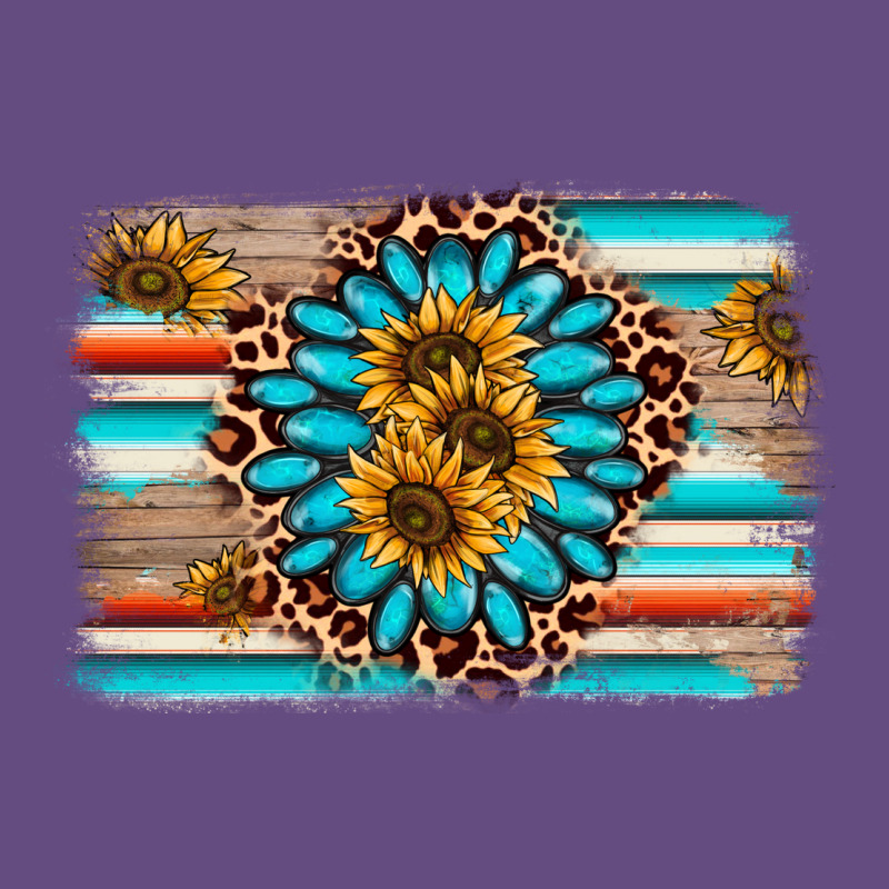 Gemstone Sunflower Background Vintage Hoodie by AdoDesignShop | Teevron