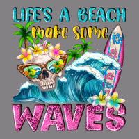 Life's A Beach Make Some Waves Heavyweight Hoodie | Teevron