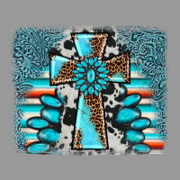 Cross Gemstone Background Vintage Hoodie | Teevron