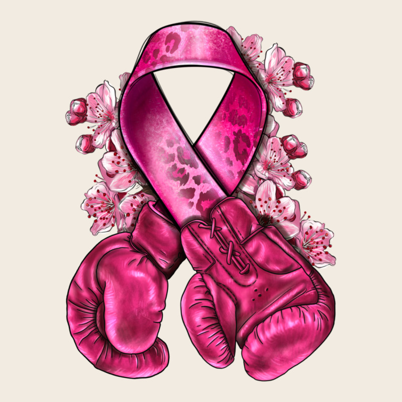 Breast Cancer With Boxing Gloves Premium Sweatshirt by NancyCooperArtShop | Teevron