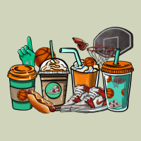 Basketball Coffee Cups Heavyweight Hoodie | Teevron
