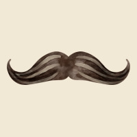 Brown Moustache Fa Element Premium Tee | Teevron