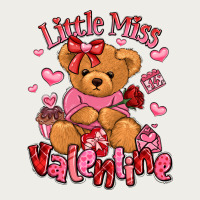 Little Miss Valentine Teddy Bear Zipper Hoodie | Teevron