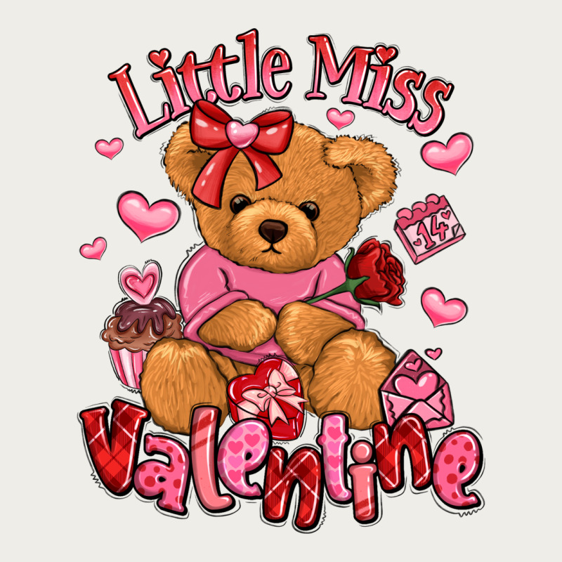 Little Miss Valentine Teddy Bear Zipper Hoodie by LillyAllenDesigns | Teevron