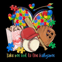 Take Me Out To The Ballgame  Autism Baseball Heavyweight Sweatshirt | Teevron