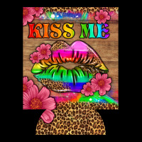 Lgbtq Kiss Me  Can Cooler Premium Tee | Teevron