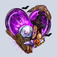 Halloween Heart With Witch Premium Sweatshirt | Teevron