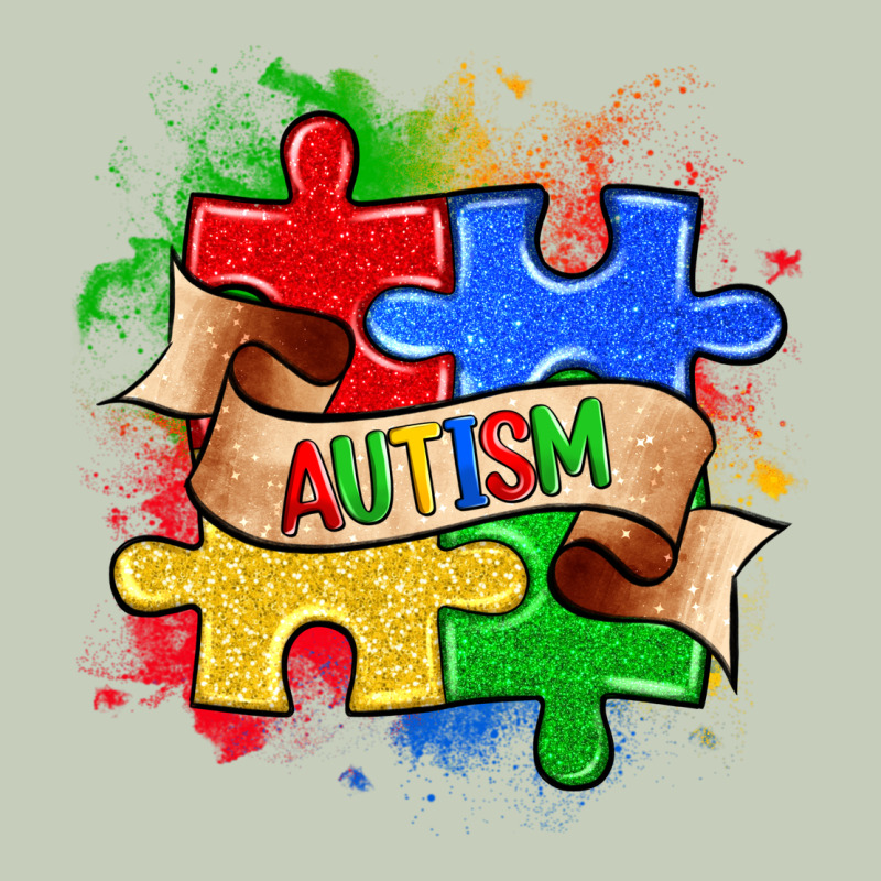 Autism Puzzle Pieces Ladies Tee by Zillion Design Studio | Teevron