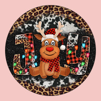 Joy Reindeer Christmas Ornament Urban Heavy Tee | Teevron