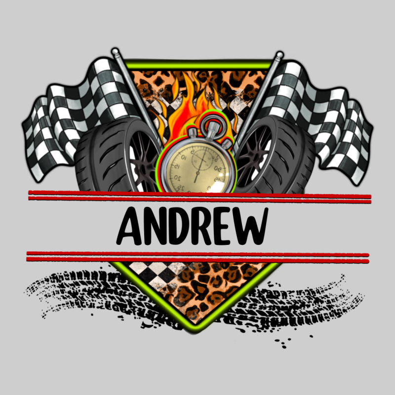 Custom Name Race Flag And Race Equipment Premium Tee by AdoDesignShop | Teevron