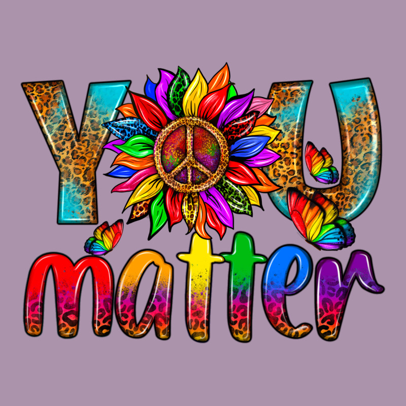 Lgbtq+ You Matter With Leopard Heavyweight Hoodie by NancyCooperArtShop | Teevron