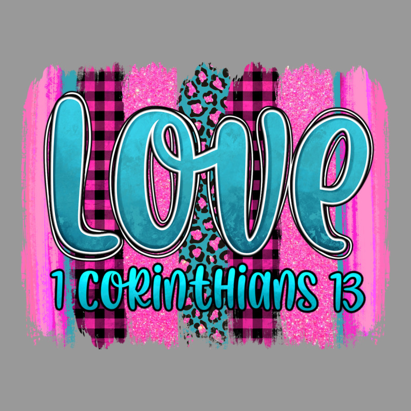 Love Corinthians 13 Valentine's Day Brushstroke Vintage Hoodie by AdoDesignShop | Teevron