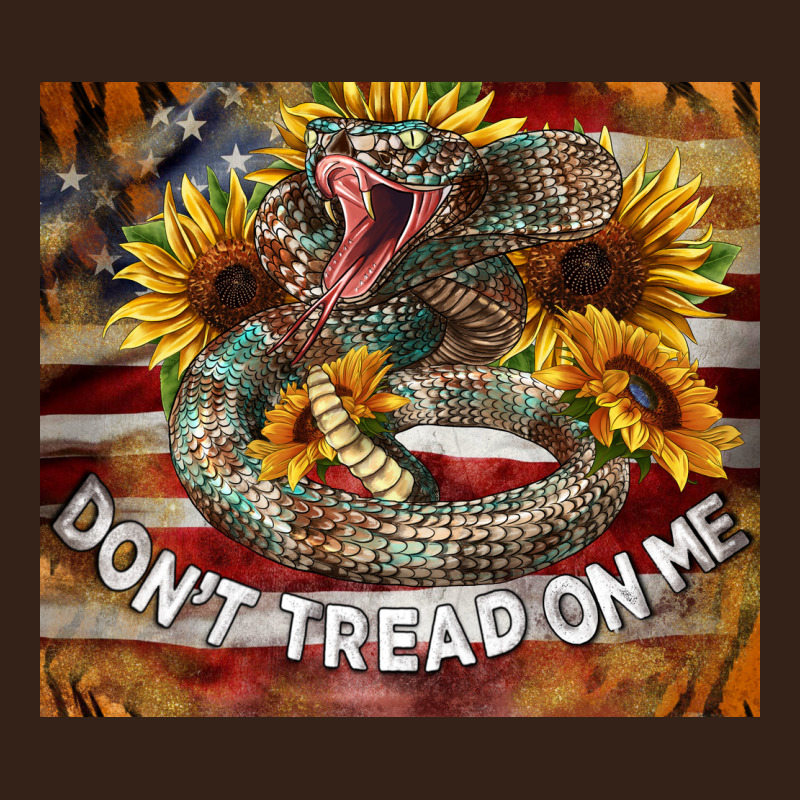 Rattle Snake Don't Tread On Me Tumbler Heavy Core Tee by BarkalooDesign | Teevron